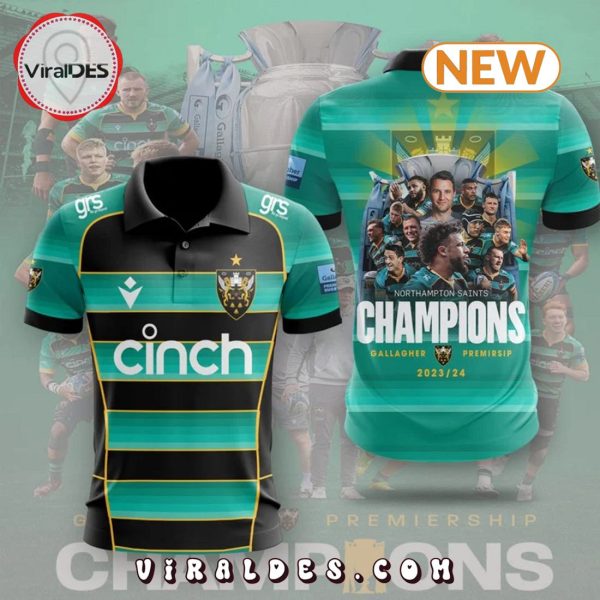 Northampton Saints Gallagher Premiership Champions Polo Special Edition