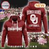 Oklahoma Sooners NCAA Softball 2024 Champions Black Hoodie