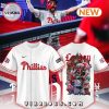 Philadelphia Phillies 2024 Custom Crossing the Pond Grey Baseball Jersey