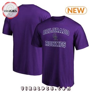 Special Colorado Rockies Baseball Team Purple Shirt