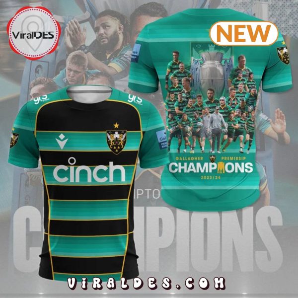 Premiership Champions Premium Northampton Saints Gallagher Shirt