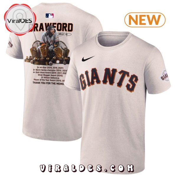 Premium San Francisco Giants Brandon Crawford Cream Hoodie