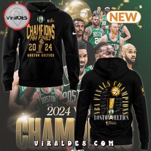 2024 Boston Celtics Congratulations 18-Time Finals Black Hoodie, Cap