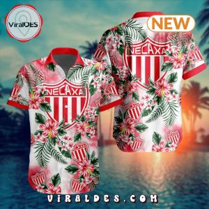 LIGA MX Club Necaxa Special Hawaiian Design Button Shirt