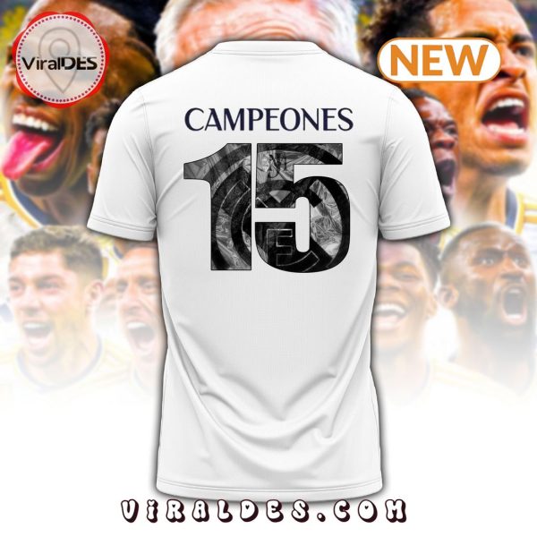 Real Madrid Special Edition For The 15th Cup C1 T-Shirt, Cap