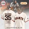 San Francisco Giants Brandon Crawford Black Baseball Jersey