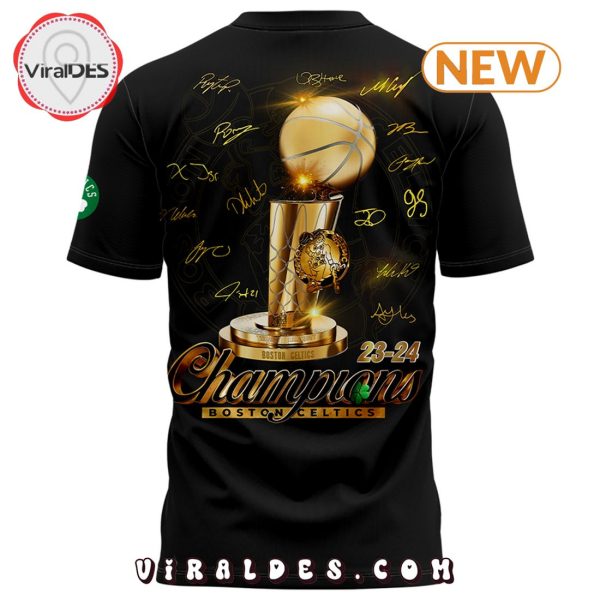 Special Boston Celtics 18-Time Black Finals Champions Shirt