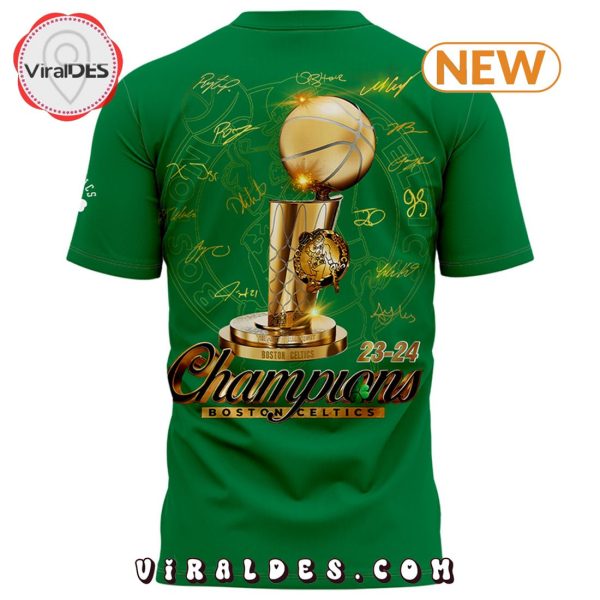 Special Boston Celtics 18-Time Green Finals Champions Shirt