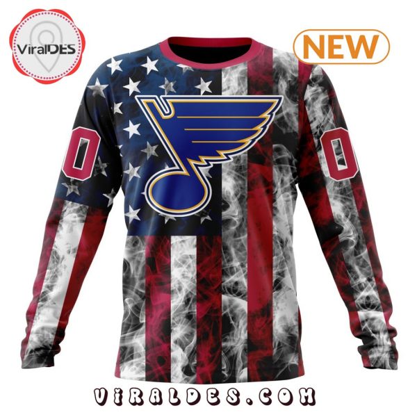 St. Louis Blues For Independence Day The Fourth Of July Hoodie
