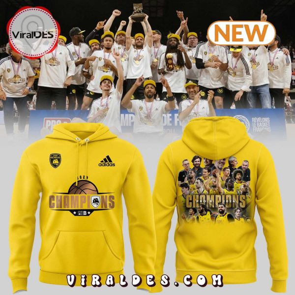 Stade Rochelais Basket Special CHAMPIONS DE PRO B Hoodie – Yellow