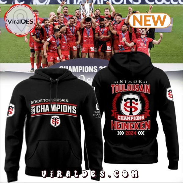 Stade Toulousain Collection New Hoodie Champion 2024