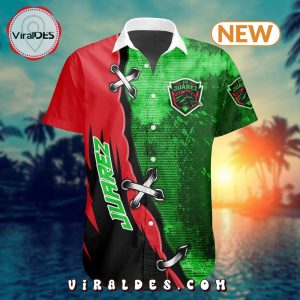 Custom LIGA MX FC Juarez Special Design Button Shirt
