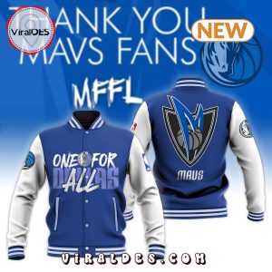 Thanks You Dallas Mavericks NBA Limited Edition For Fan Baseball Jacket