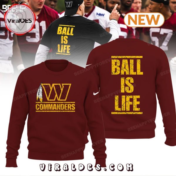 Washington Commanders Ball For Life Red Edition Hoodie