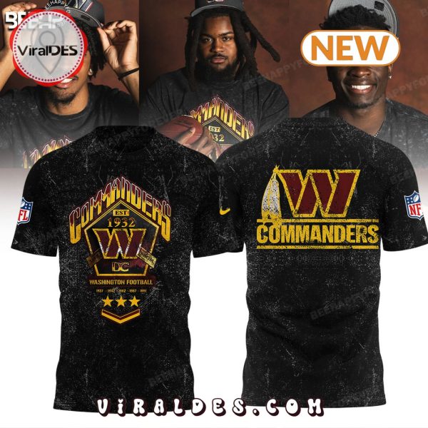 Washington Commanders Band The Wild Collective Black Hoodie