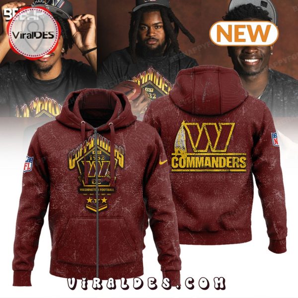 Washington Commanders Band The Wild Collective Red Hoodie