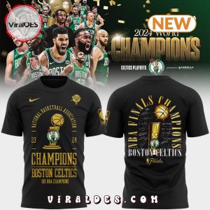 Boston Celtics Congratulations 18-Time NBA Black T-Shirt, Jogger, Cap