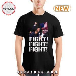 Trump Shot Fight Fight Fight 2024 T-Shirt