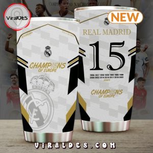 Real Madrid London 24 Champions Of Europe Tumbler