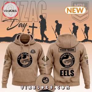 Embrace the Spirit of Anzac with the 2024 Parramatta Eels Anzac Round Unisex Hoodie, Jogger, Cap