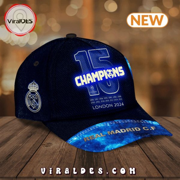 2024 Real Madrid London 15 Champions Galaxy Classic Cap