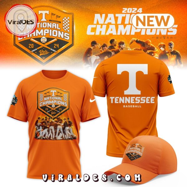 2024 Tennessee Orange Baseball Season NCAA T-Shirt, Cap