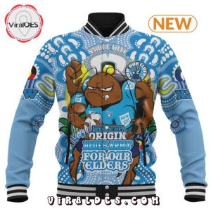 New South Wales Blues Army Tough Fan Rugby For Life Baseball Jacket