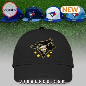 Toronto Blue Jays New Era Black 2024 Armed Forces Day Cap