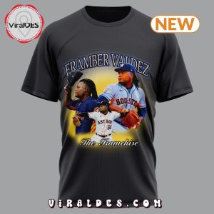 Special Framber Valdez MLB Houston Astros Grey T-Shirt, Cap