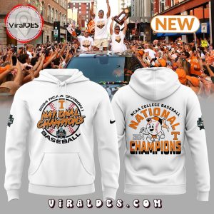 Tennessee Volunteers 2024 League Champions White Hoodie, Jogger, Cap