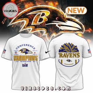 Baltimore Ravens 2023 AFC Conference White Hoodie