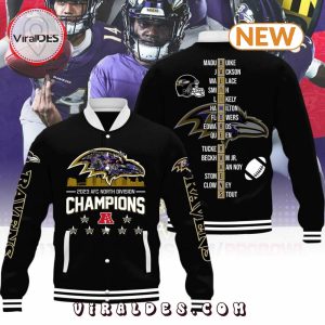 Baltimore Ravens NFL Champions Luxury Black Baseball Jacket