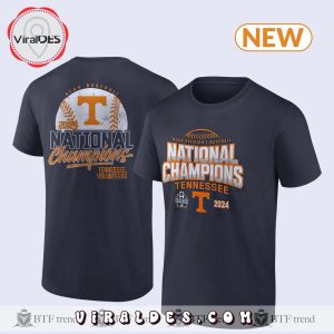 Tennessee Volunteers 2024 NCAA Baseball Roster Navy Hoodie