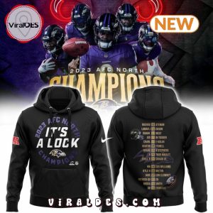It’s A Lock Champions 2023 Baltimore Ravens Hoodie, Jogger, Cap