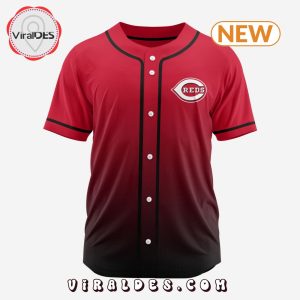 MLB Cincinnati Reds Personalized Gradient Design Baseball Jersey