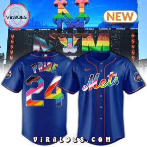 Special Pride Night New York Mets Blue Baseball Jersey