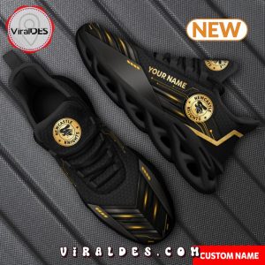 2024 Newcastle Knights Personalized Gold Max Soul Shoes