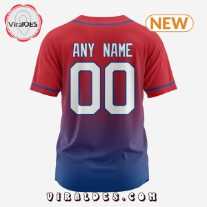 MLB Texas Rangers Personalized Gradient Design Baseball Jersey