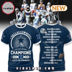 2023 Dallas Cowboys NFL East NFC Champions T-Shirt, Jogger, Cap
