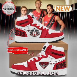 Anzac Day Essendon Bombers AFL Air Jordan 1 Hightop Shoes