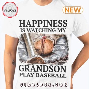 Happiness Is Watching My Grandson T-Shirt