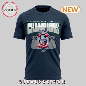 Florida Everblades Kelly Cup Champions Navy Hoodie, Cap