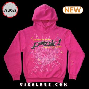 Sp5der Worldwide Pink Hoodie