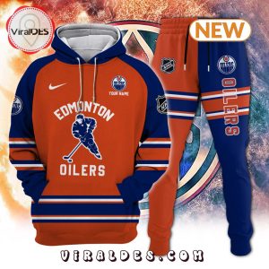 Custom NHL Edmonton Oilers 3D Full Printing Hoodie, Jogger