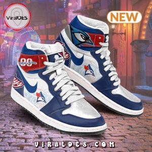 Personalized Toronto Blue Jays CF Baseball Air Jordan 1 Shoes