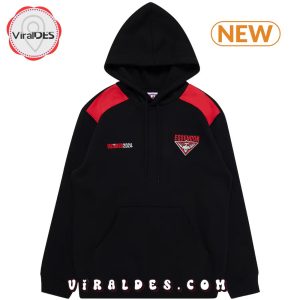 Essendon Football Club Black Hoodie