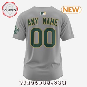 MLB Oakland Athletics Personalized 2024 Road Baseball Jersey