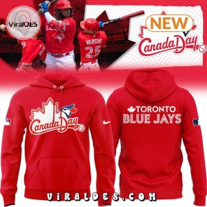Canada Day Toronto Blue Jays Baseball Red Hoodie, Jogger, Cap
