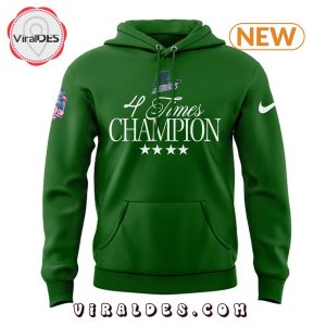 Florida Everblades Green 4Times Champion Hoodie