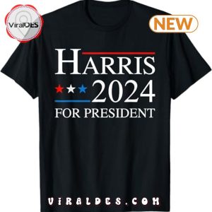 Kamala Harris 2024 For President Election Campaign T-Shirt